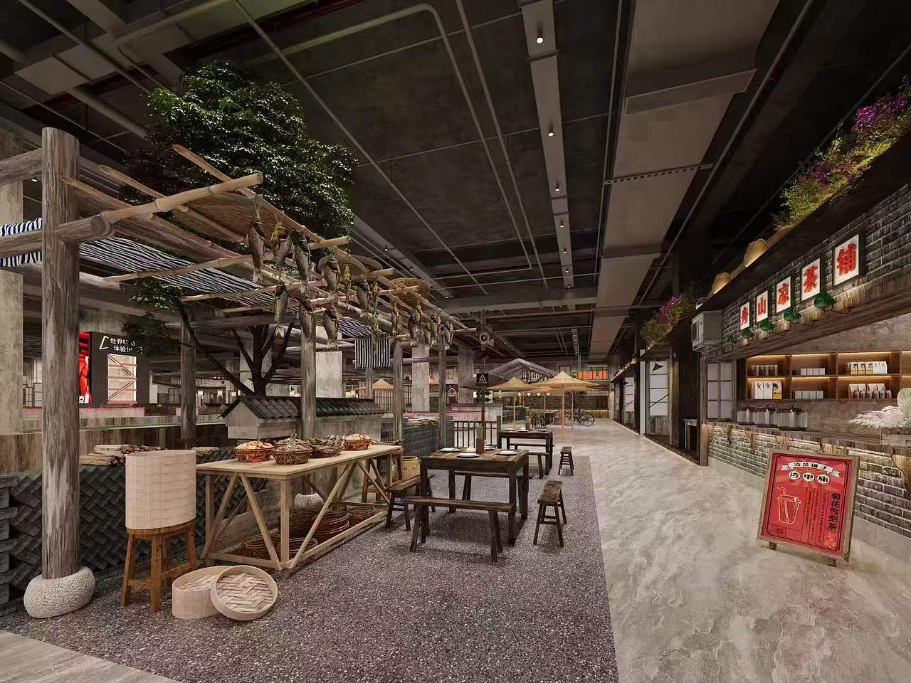 老上海风情·美食城​（图ZMzY3NDI3Njg0） - 酒店餐饮设计 - 站酷设计师姜婉婉原创素材 - 站酷ZCOOL