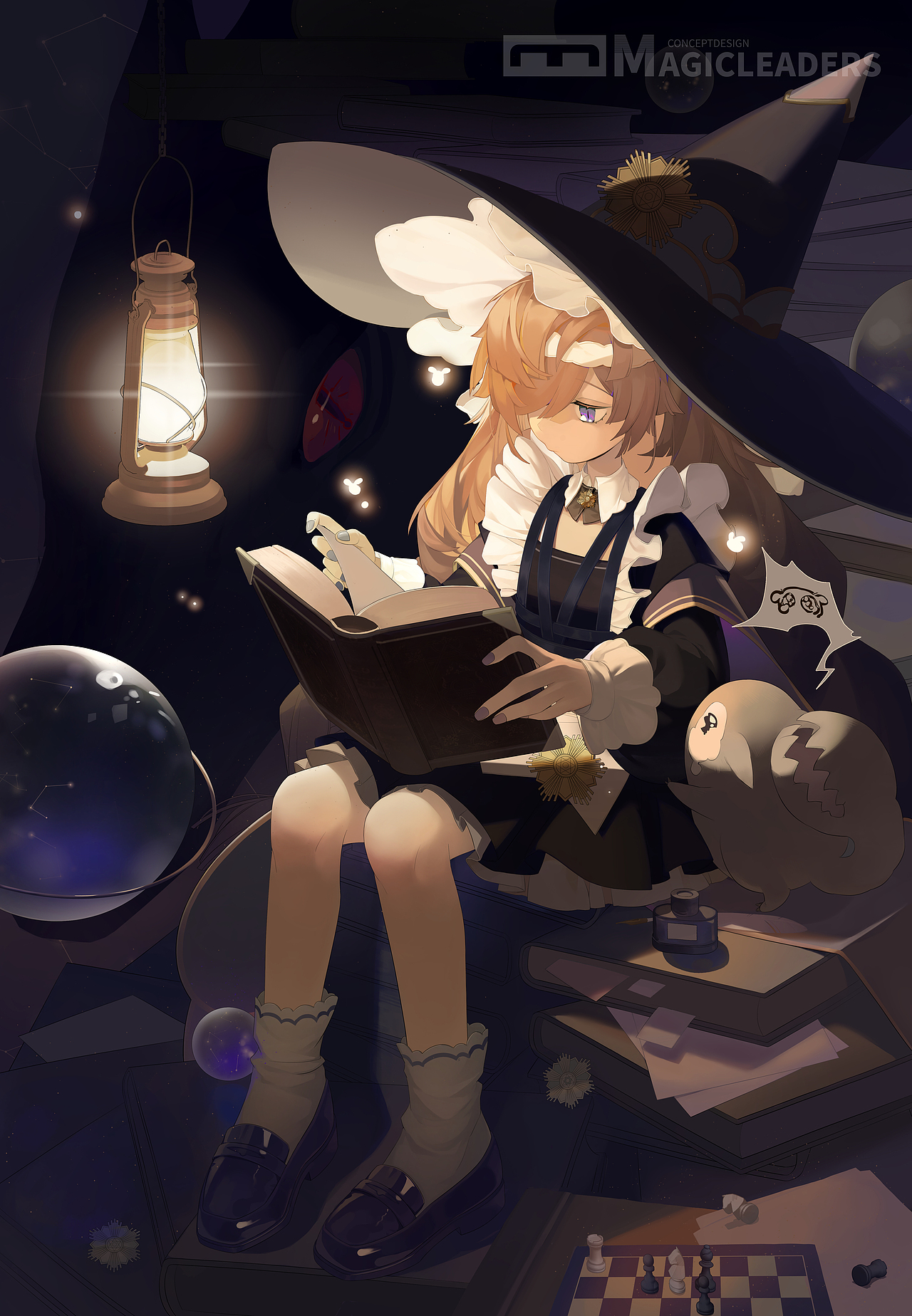 曼奇立德 | 角色插画研修班学员同人作业节选vol.5（图ZMzQ0MjQzOTY0） - 游戏原画 - 站酷设计师糖不苦zz原创素材 - 站酷ZCOOL