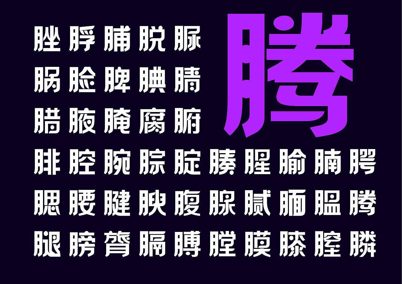 【一祁造字】祁黑点点体