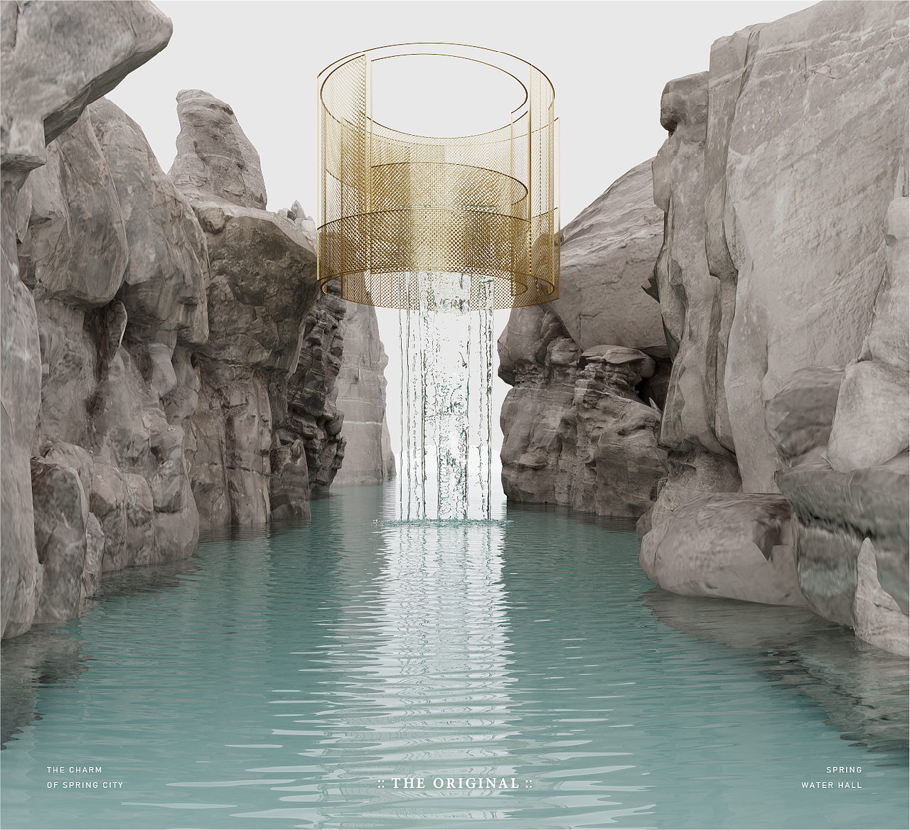 泉水殿堂，超越线条的东方诗性空间（图ZMzQxMDg2OTQ0） - 商业空间设计 - 站酷设计师峻佳设计KarvOne原创素材 - 站酷ZCOOL