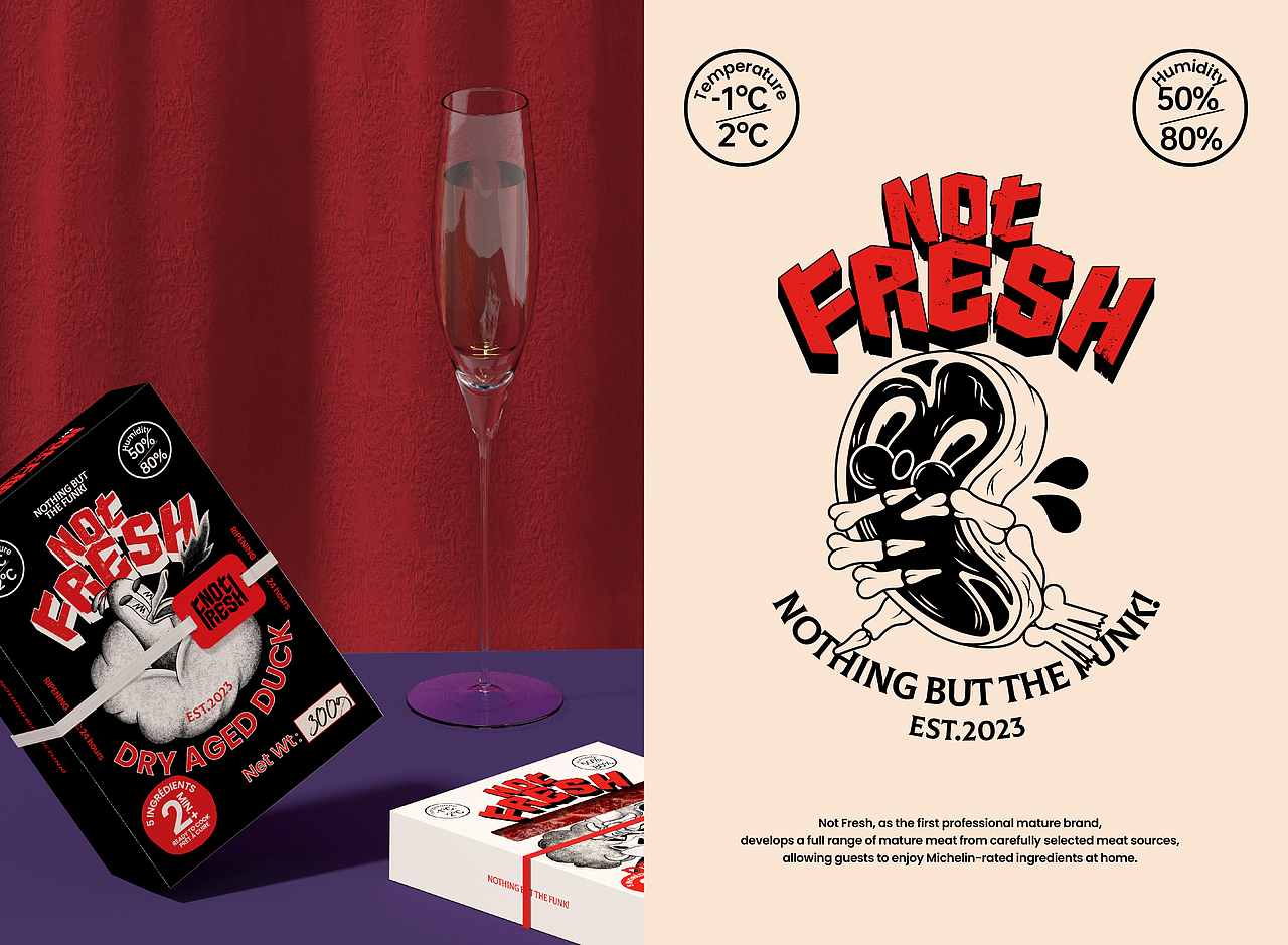 整点彩蛋xNotFresh熟成肉品牌视觉设计（图ZMzY1OTcyMTY0） - 品牌 - 站酷设计师整点彩蛋原创素材 - 站酷ZCOOL