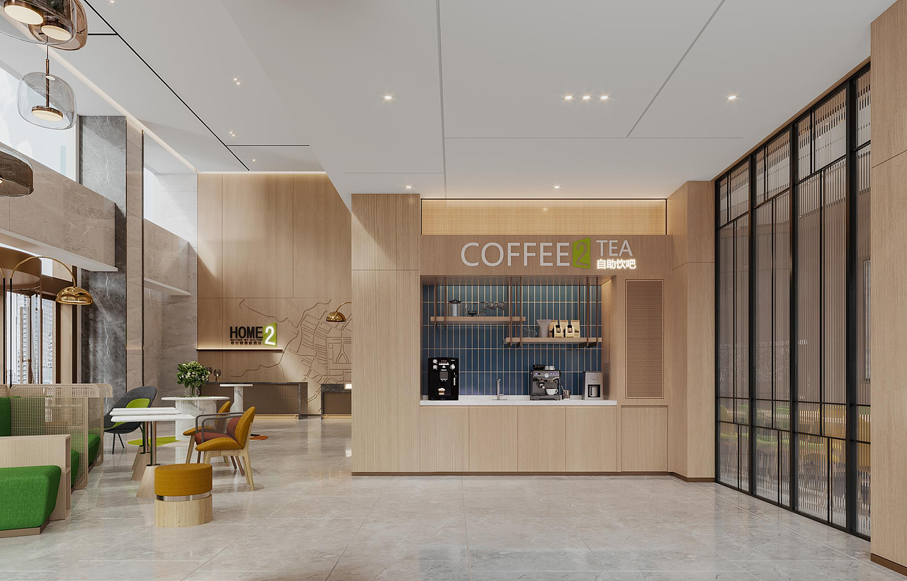 乐居由你-武汉青山希尔顿惠庭酒店（图ZMzMxNTE5MTU2） - 酒店餐饮设计 - 站酷设计师HCD华创组设计原创素材 - 站酷ZCOOL