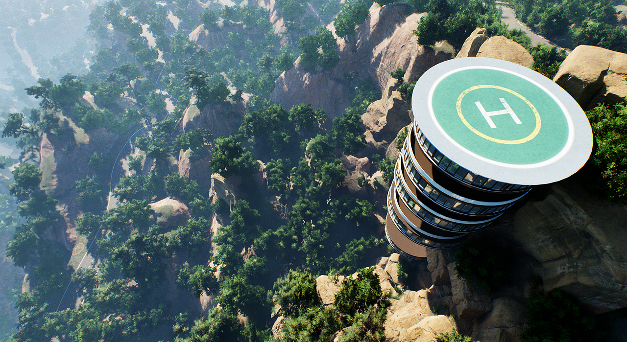 UE5/UE4山东淄博潭溪山数字景区