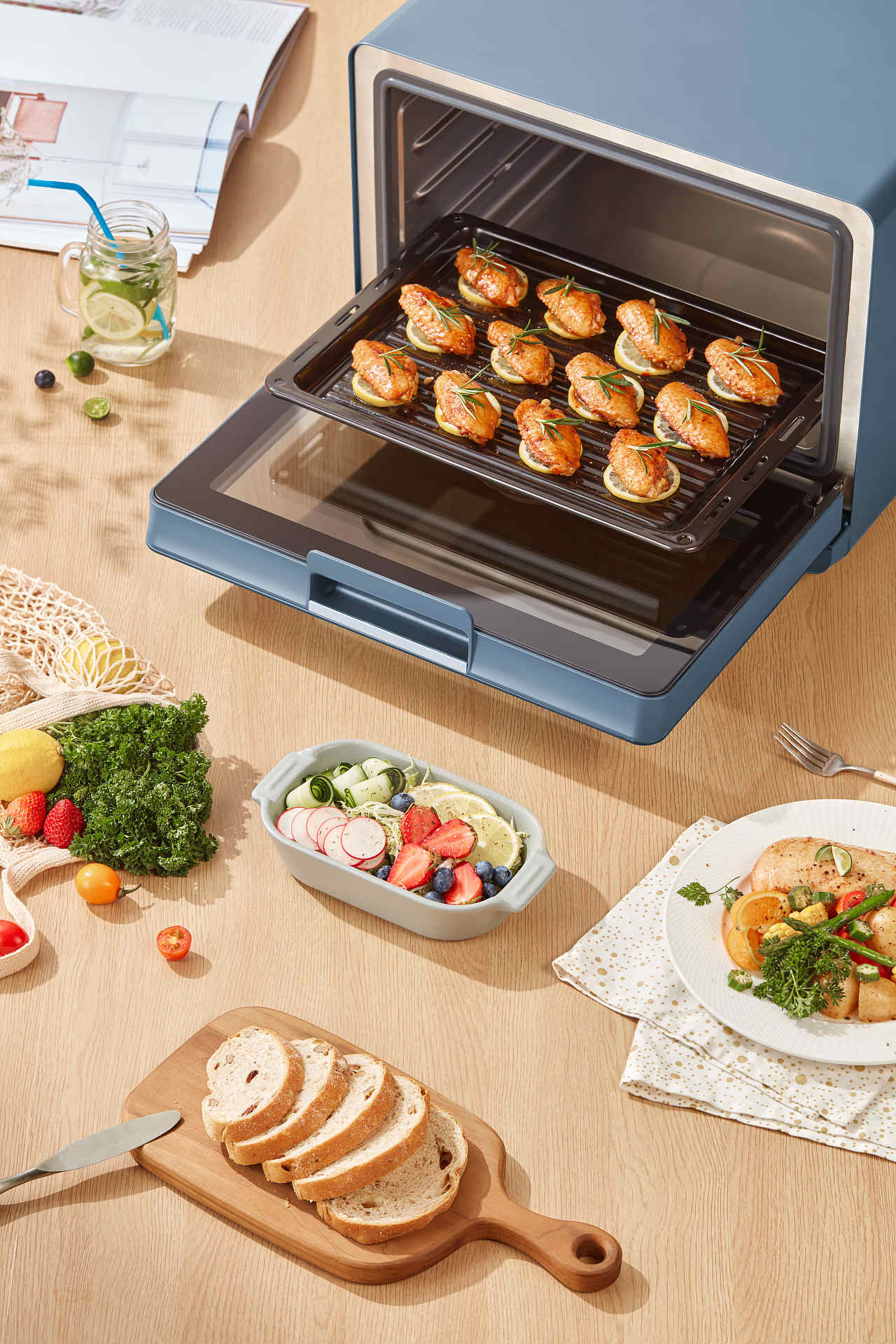 电器摄影 | 美的 s5 fry蒸烤箱海报拍摄 | cyc