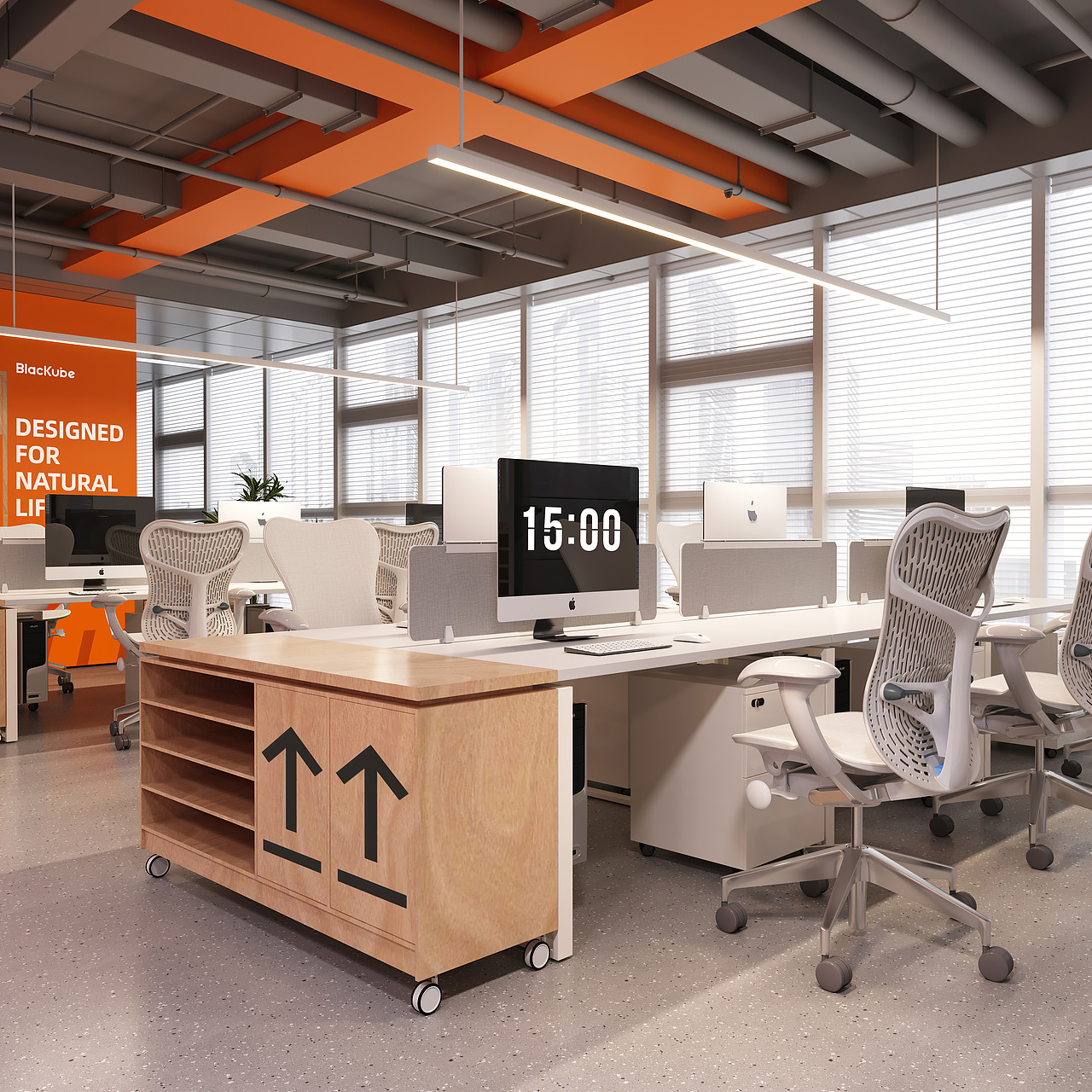 乐活引擎办公室 | 魔戏空间设计案例（图ZMzQ0MTQ2MzI4） - 商业空间设计 - 站酷设计师魔戏空间设计原创素材 - 站酷ZCOOL