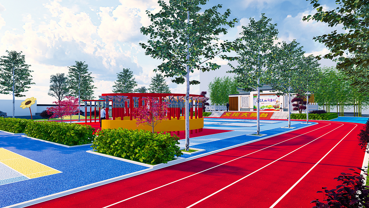 文体公园效果图（图ZMzIyMzI4MTYw） - 其他三维 - 站酷设计师指尖丨Design原创素材 - 站酷ZCOOL