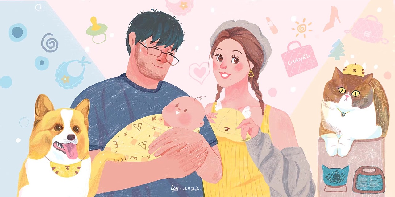 私人定制｜近期的一些插画约稿图图（图ZMzA4OTYxNDY0） - 新锐潮流插画 - 站酷设计师summeryuyuuu原创素材 - 站酷ZCOOL