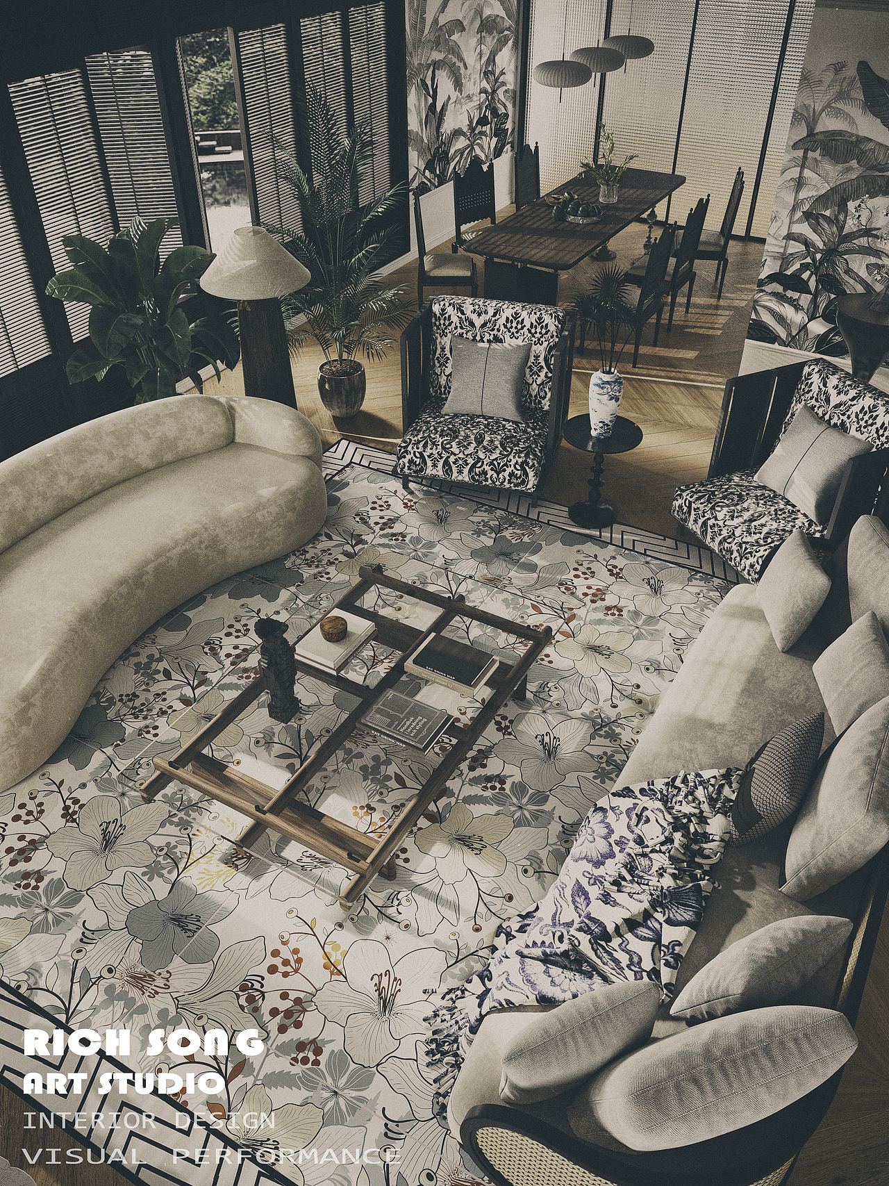 南洋风丨住进氧气吧里（图ZMzQzNDc2OTcy） - 家装设计 - 站酷设计师Richsong原创素材 - 站酷ZCOOL