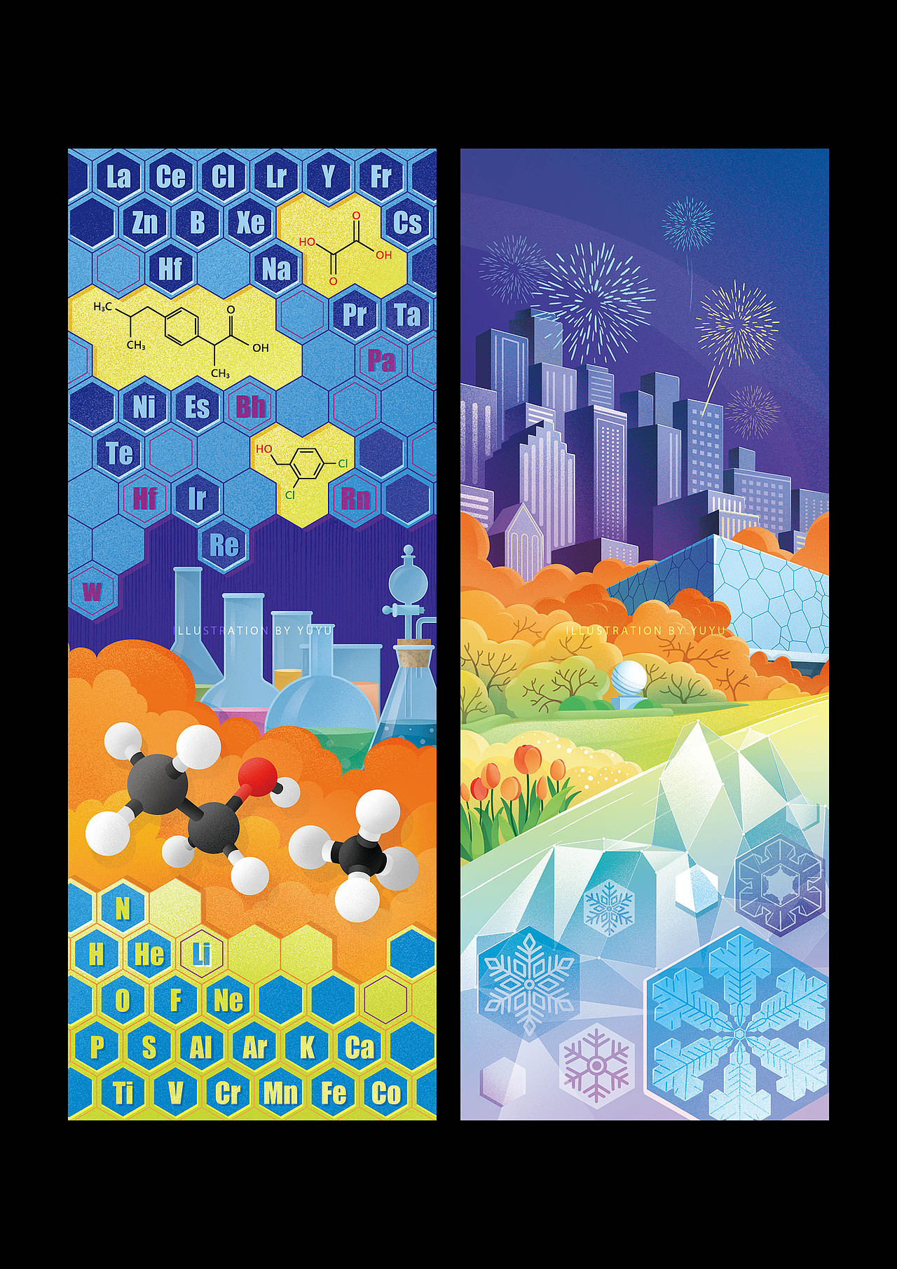 教材科教类插图（图ZMzIyNzQ4MzQ4） - 商业插画 - 站酷设计师与鱼Yuyu原创素材 - 站酷ZCOOL