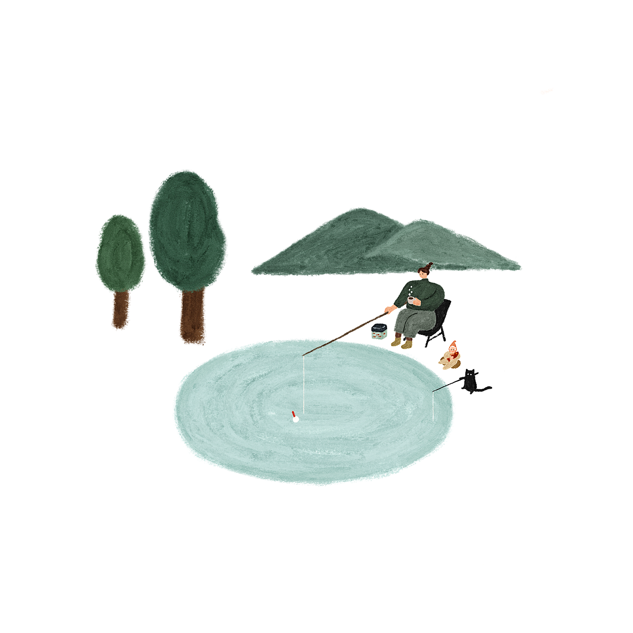 日常小画100张系列合集1 (22图)（图ZMzM0ODEzNjM2） - 艺术插画 - 站酷设计师阿孚原创素材 - 站酷ZCOOL