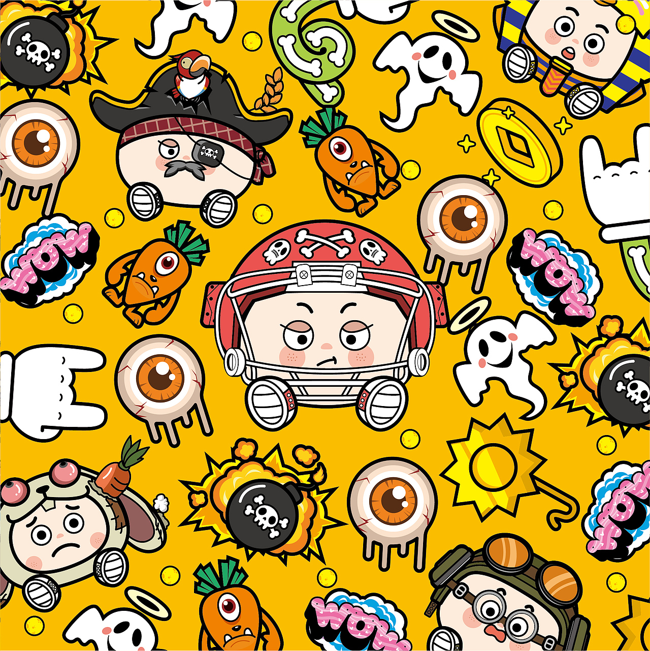 馒头IP（图ZMzAzOTc4NjA4） - IP形象 - 站酷设计师汤圆与鲸鱼原创素材 - 站酷ZCOOL