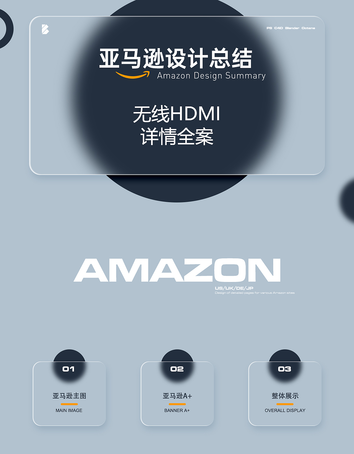 亚马逊详情/无线HDMI/电商详情页