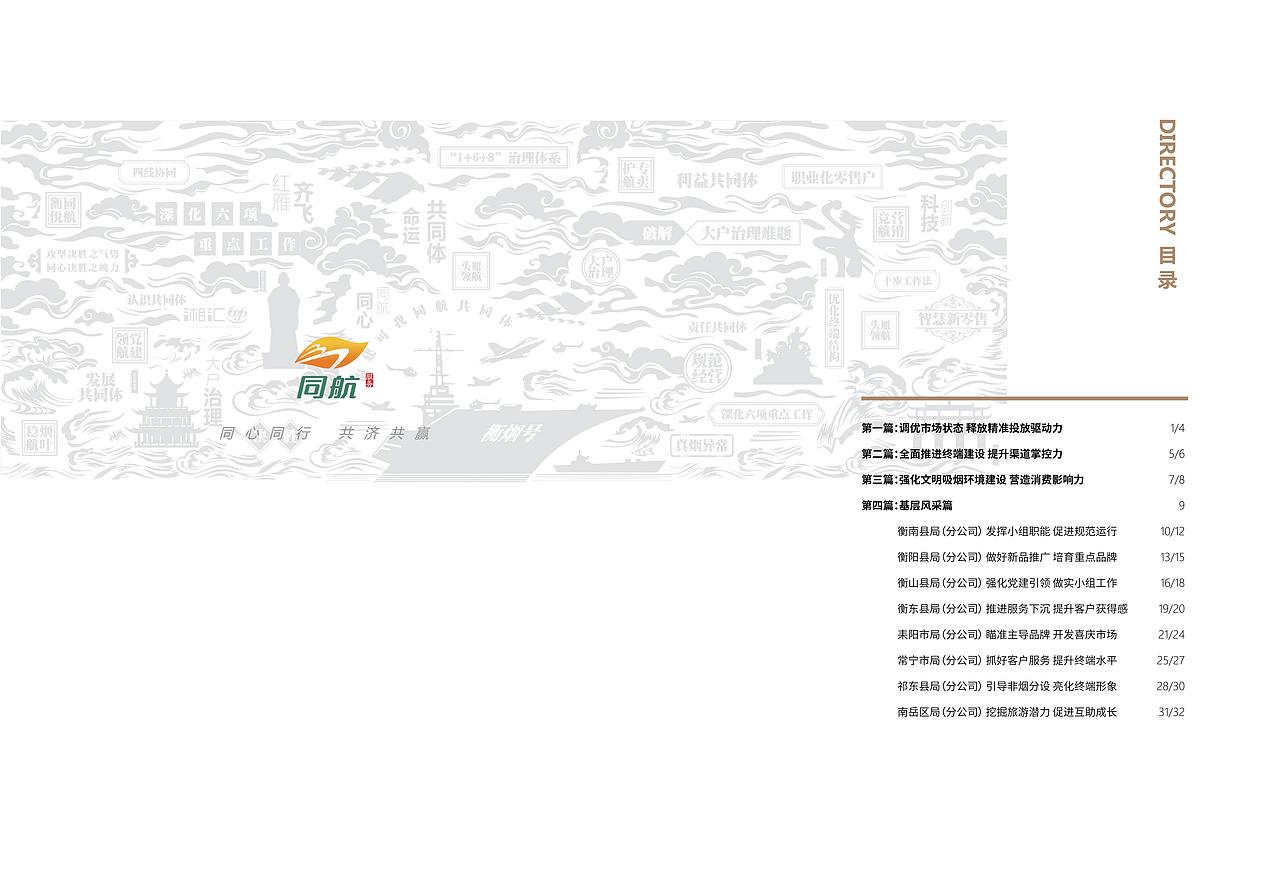 衡阳烟草“同航”文化手册