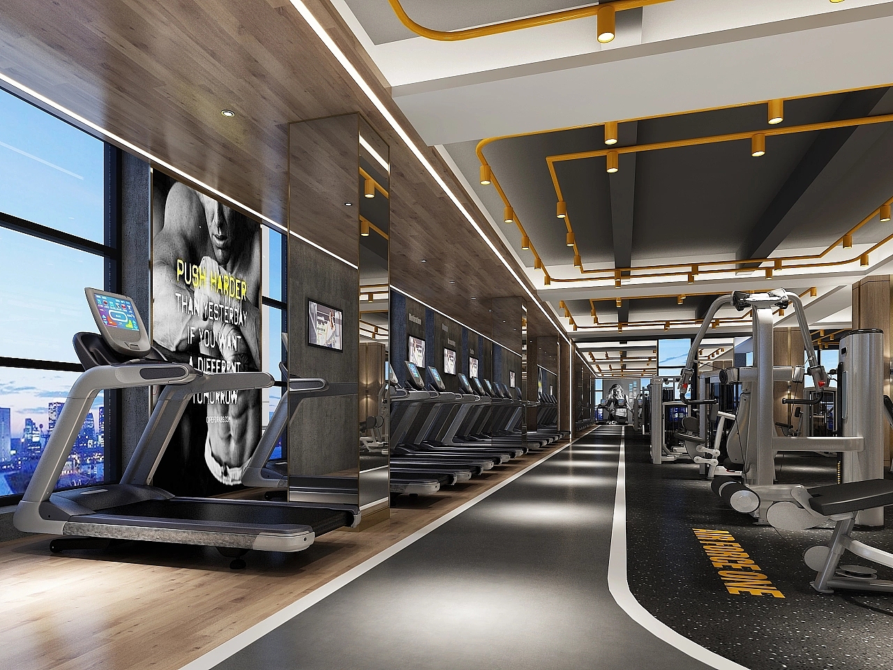 健身会所（图ZMzAwNzg1OTky） - 商业空间设计 - 站酷设计师Z13576075原创素材 - 站酷ZCOOL