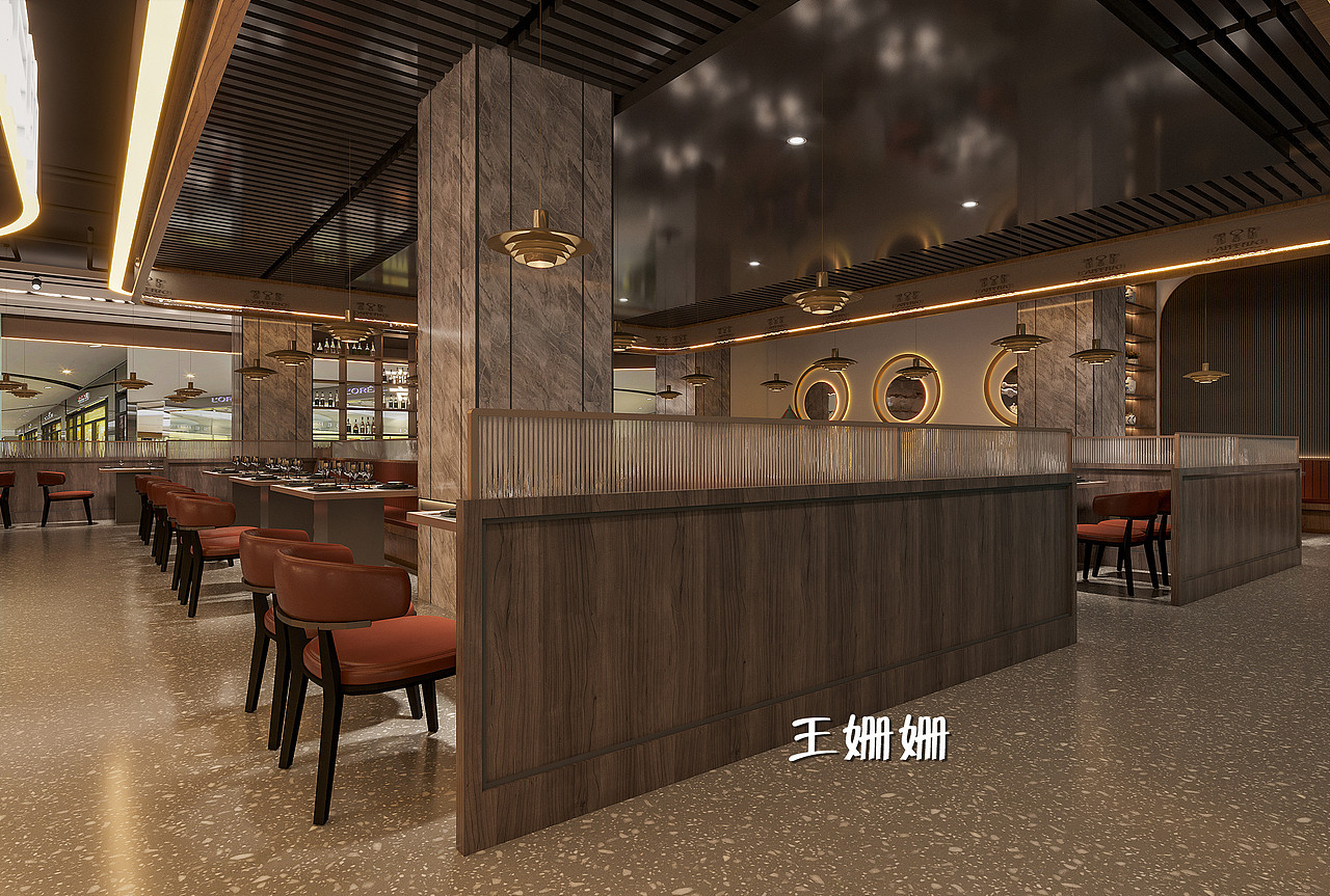 喜小谷海鲜自助餐厅--餐饮空间（图ZMzIwNjIzMjY4） - 酒店餐饮设计 - 站酷设计师姗姗18955113171原创素材 - 站酷ZCOOL