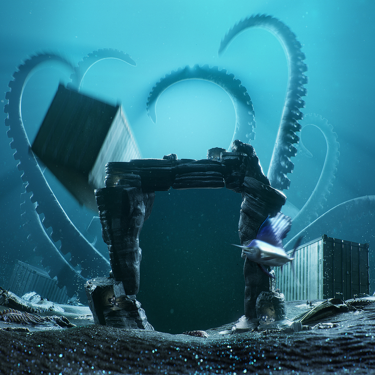 深海的空地 丨 IMMERSIVE EXHIBITION（图ZMzU0ODE0NDY0） - 其他影视 - 站酷设计师第三旋臂SWIVEL原创素材 - 站酷ZCOOL