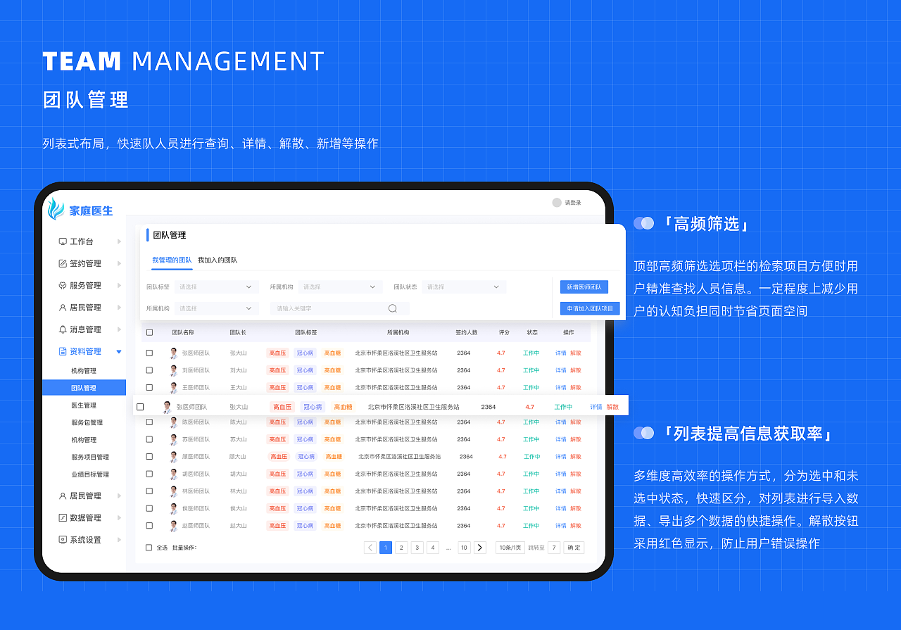 家庭医生后台管理系统（图ZMzU2MzI4MTA0） - APP界面 - 站酷设计师肥猫阿宅原创素材 - 站酷ZCOOL