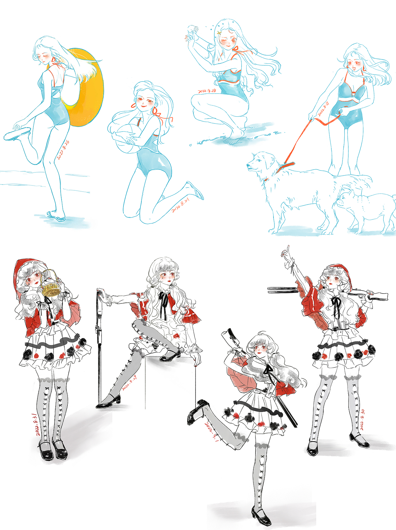 人物速写笔记【30-80】