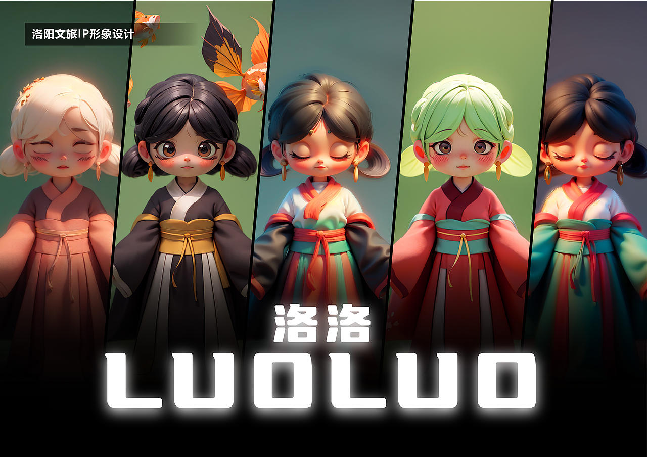 洛阳文旅IP设计——洛洛(图ZMzYwMzAxMzY0) - IP形象 - 站酷设计师ZzZZ包原创素材 - 站酷ZCOOL