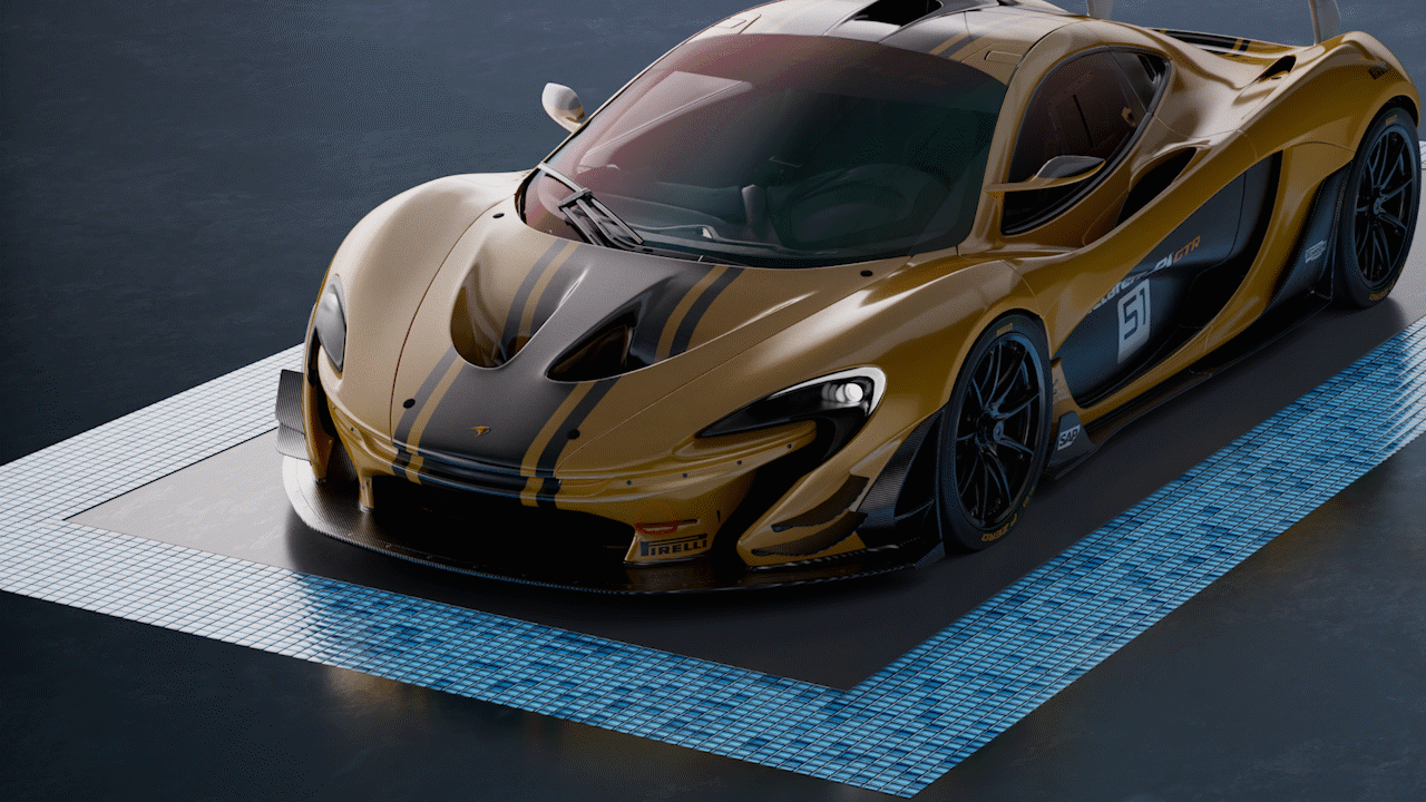 迈凯伦汽车三维动画