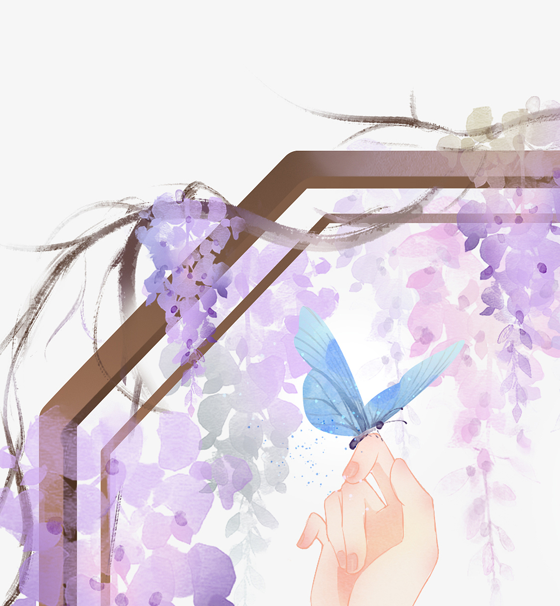 紫藤妖精（圖ZMzIzMTUyOTY0） - 商業(yè)插畫 - 站酷設(shè)計師啵彼原創(chuàng)素材 - 站酷ZCOOL