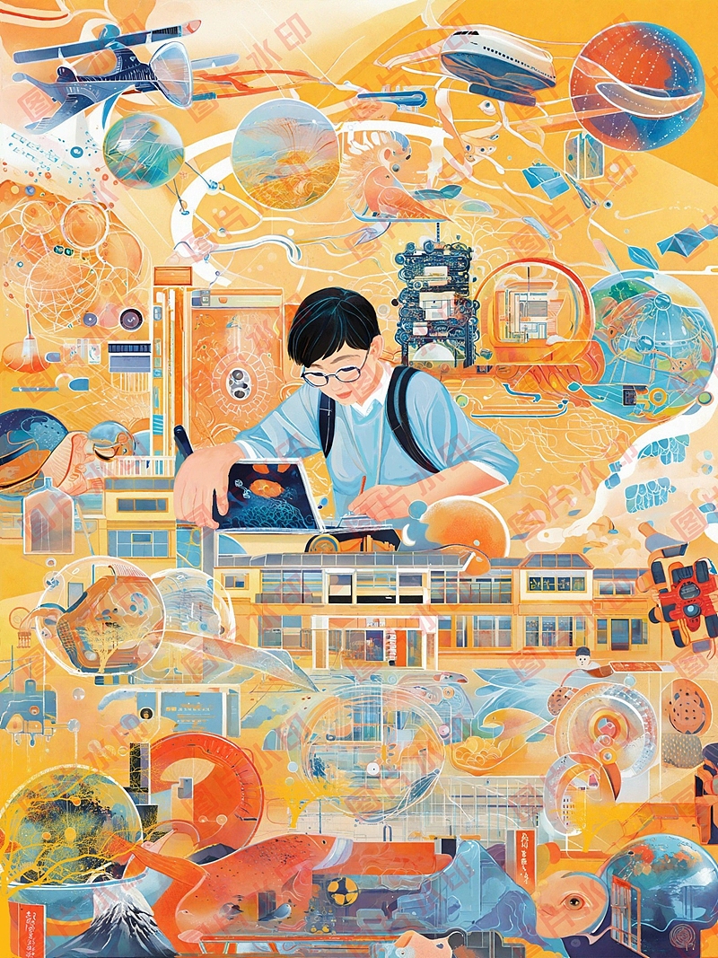 学生电脑绘画绘图作品信息素养活动作品制作设计2410