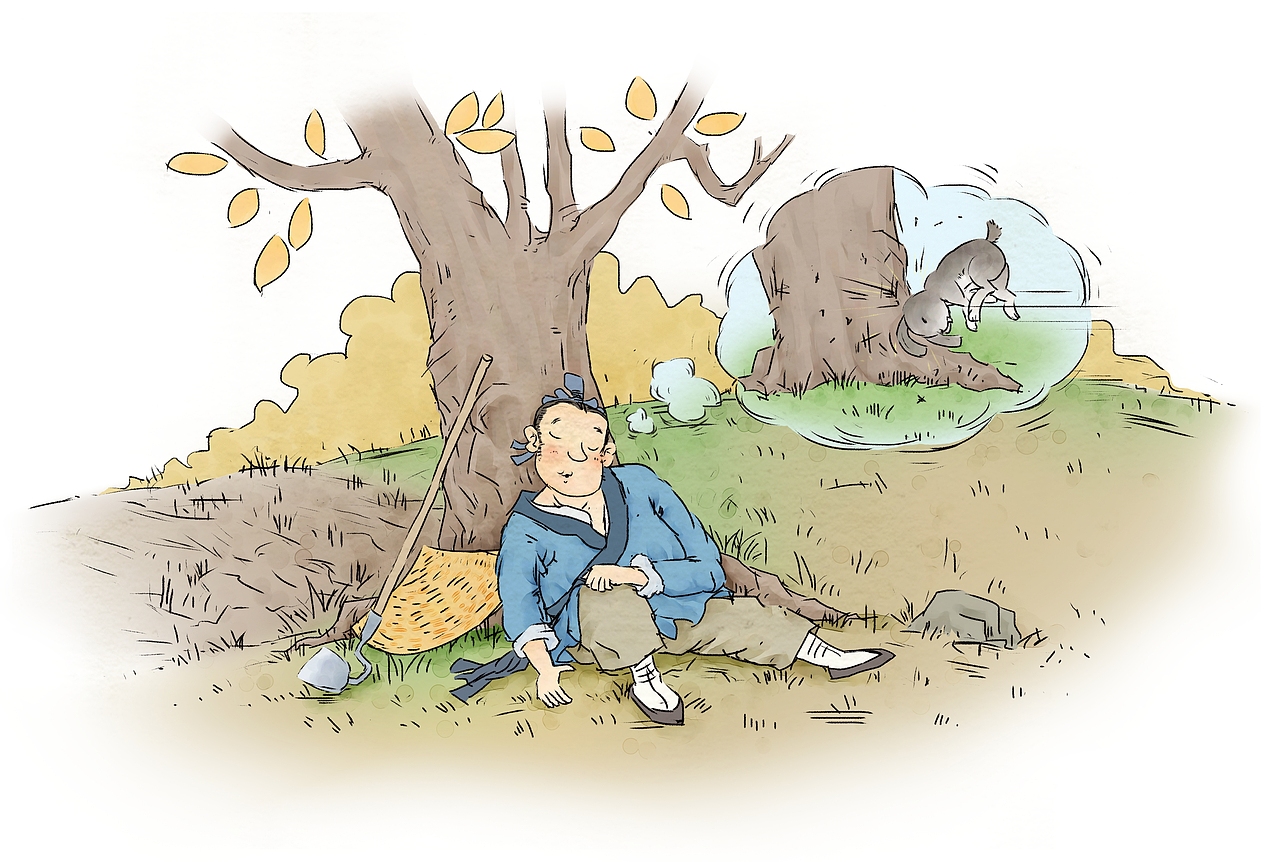 文言文 配图（图ZMzY5OTkyNzYw） - 绘本 - 站酷设计师小文插画原创素材 - 站酷ZCOOL