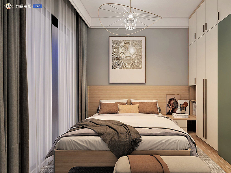 木菲美家：云和中心124㎡3室2厅北欧风格装修效果图（图ZMjk3MzMzODA4） - 家装设计 - 站酷设计师木菲美家原创素材 - 站酷ZCOOL