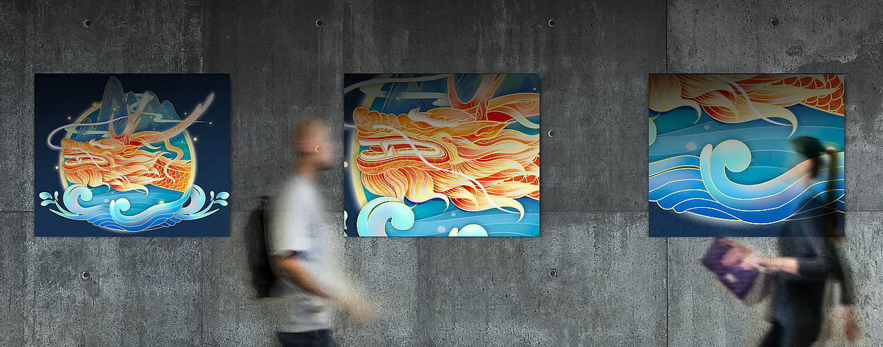 国潮风——端午赛龙舟（图ZMzEzOTg5MTE2） - 商业插画 - 站酷设计师PatientGu原创素材 - 站酷ZCOOL