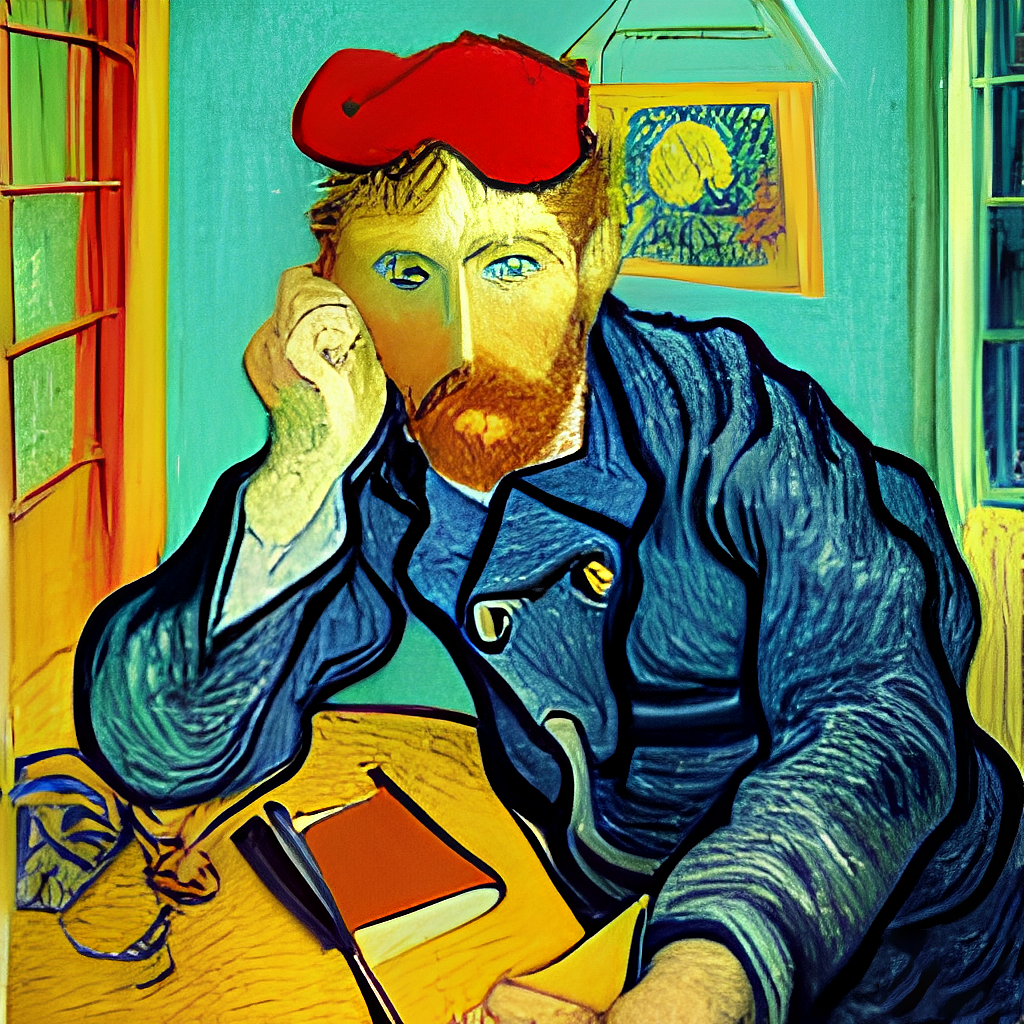 梵高未流出自拍照