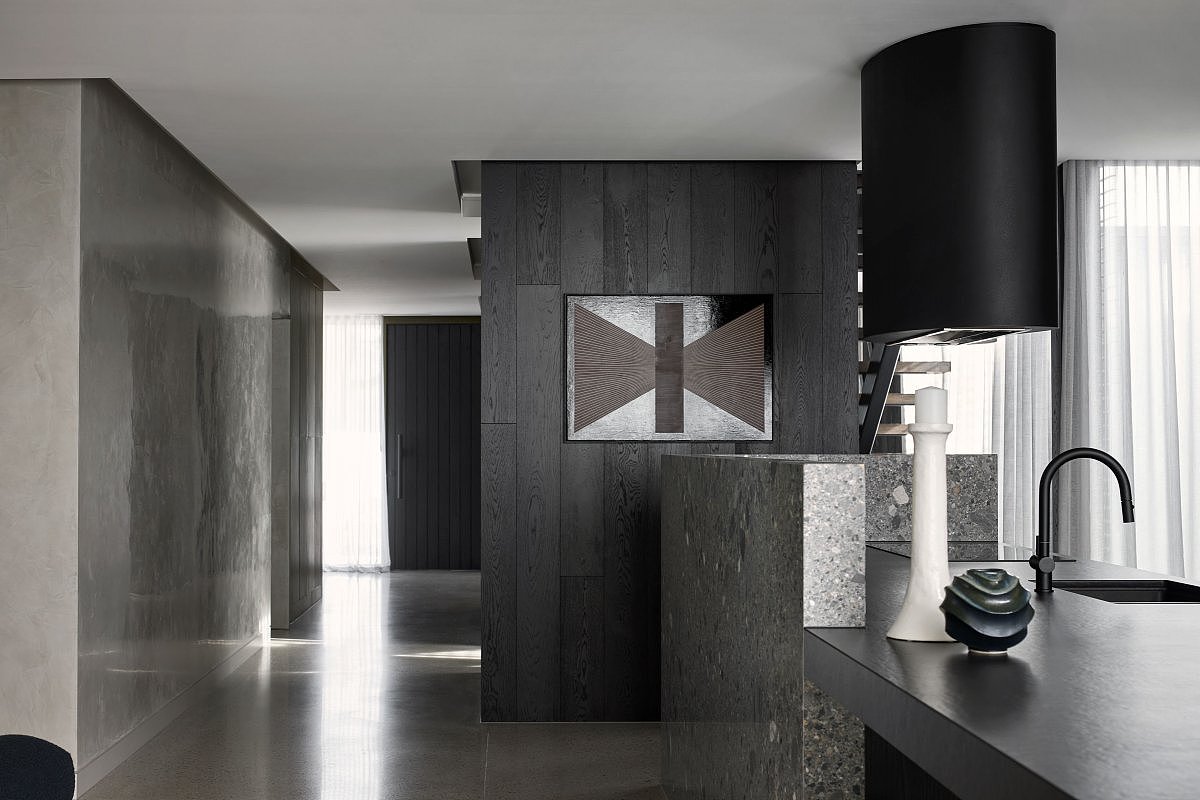 家装设计案例鉴赏——现代轻奢混搭工业风别墅设计