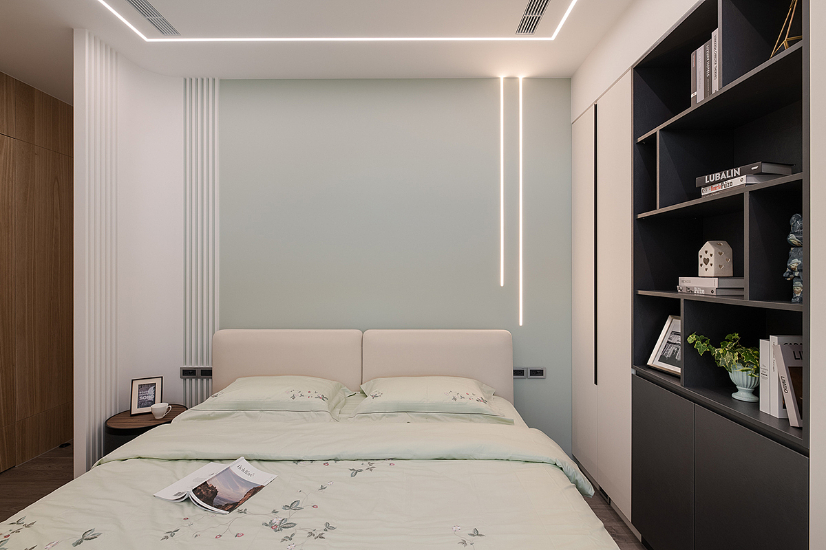 家装设计案例鉴赏——现代简约风度假感三居室