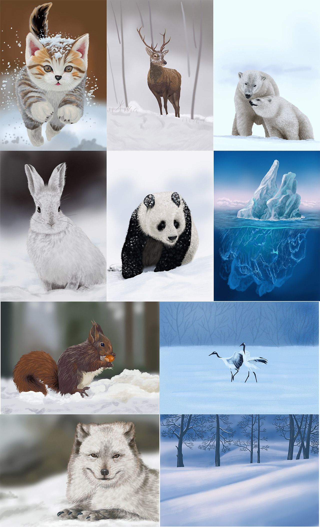 小动物和下雪天更配-总结