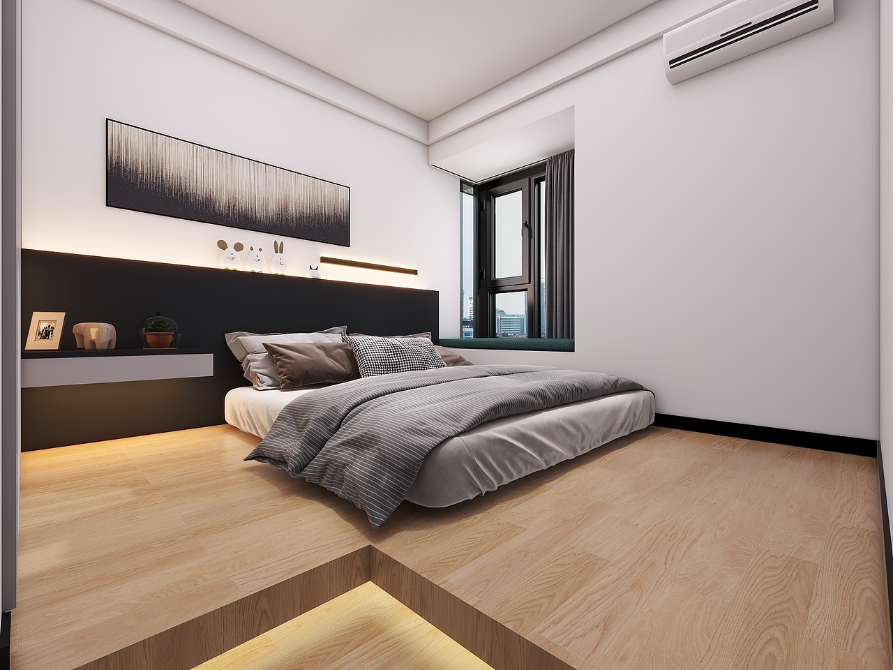 成都远大林语城南庭(77平方现代简约两居室)