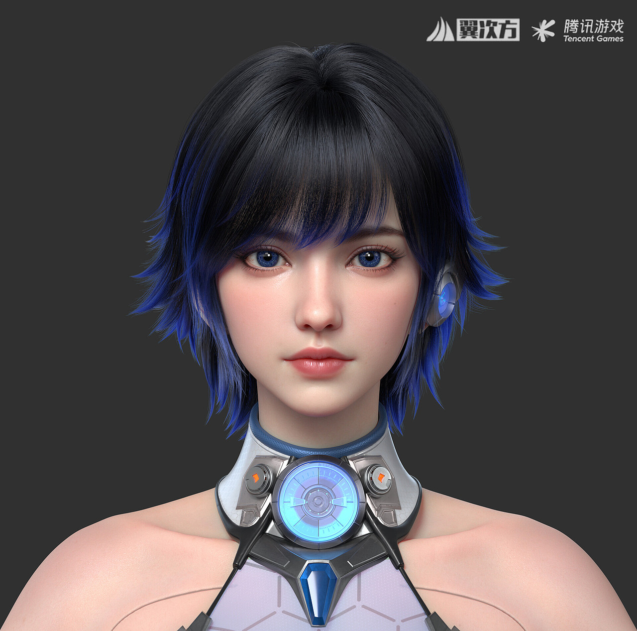 腾讯游戏-《逆战》项目角色“凛”（图ZMzU5NTI2NTY4） - 动画/影视 - 站酷设计师董超CG原创素材 - 站酷ZCOOL