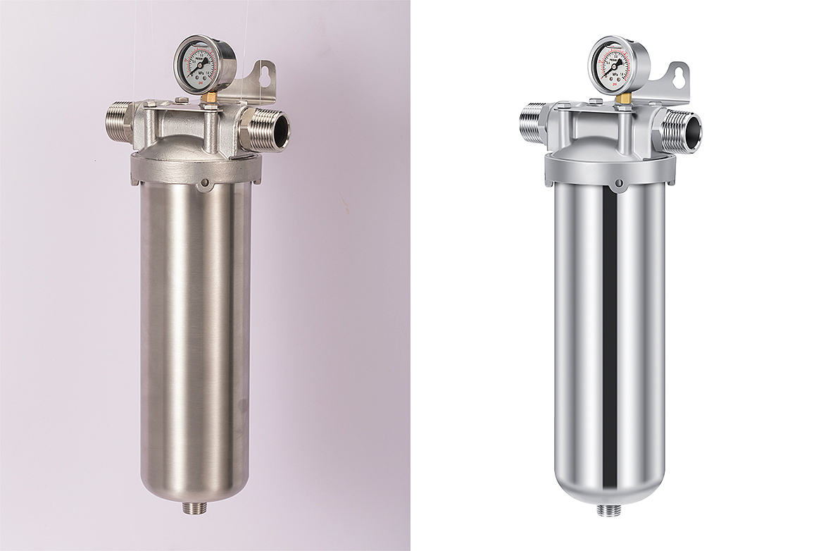 不锈钢净水器产品摄影精修