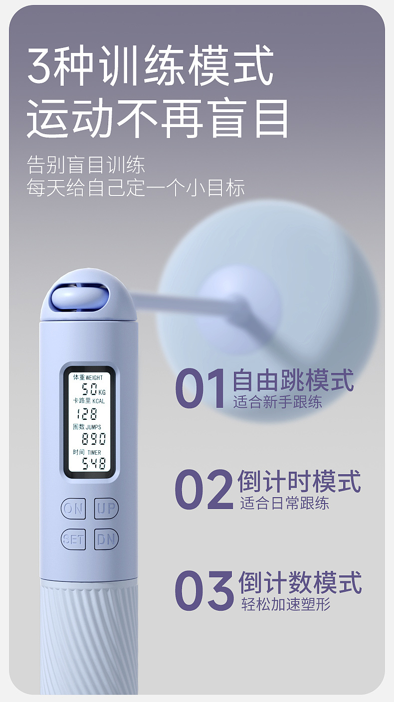 电商详情页|智能计数跳绳