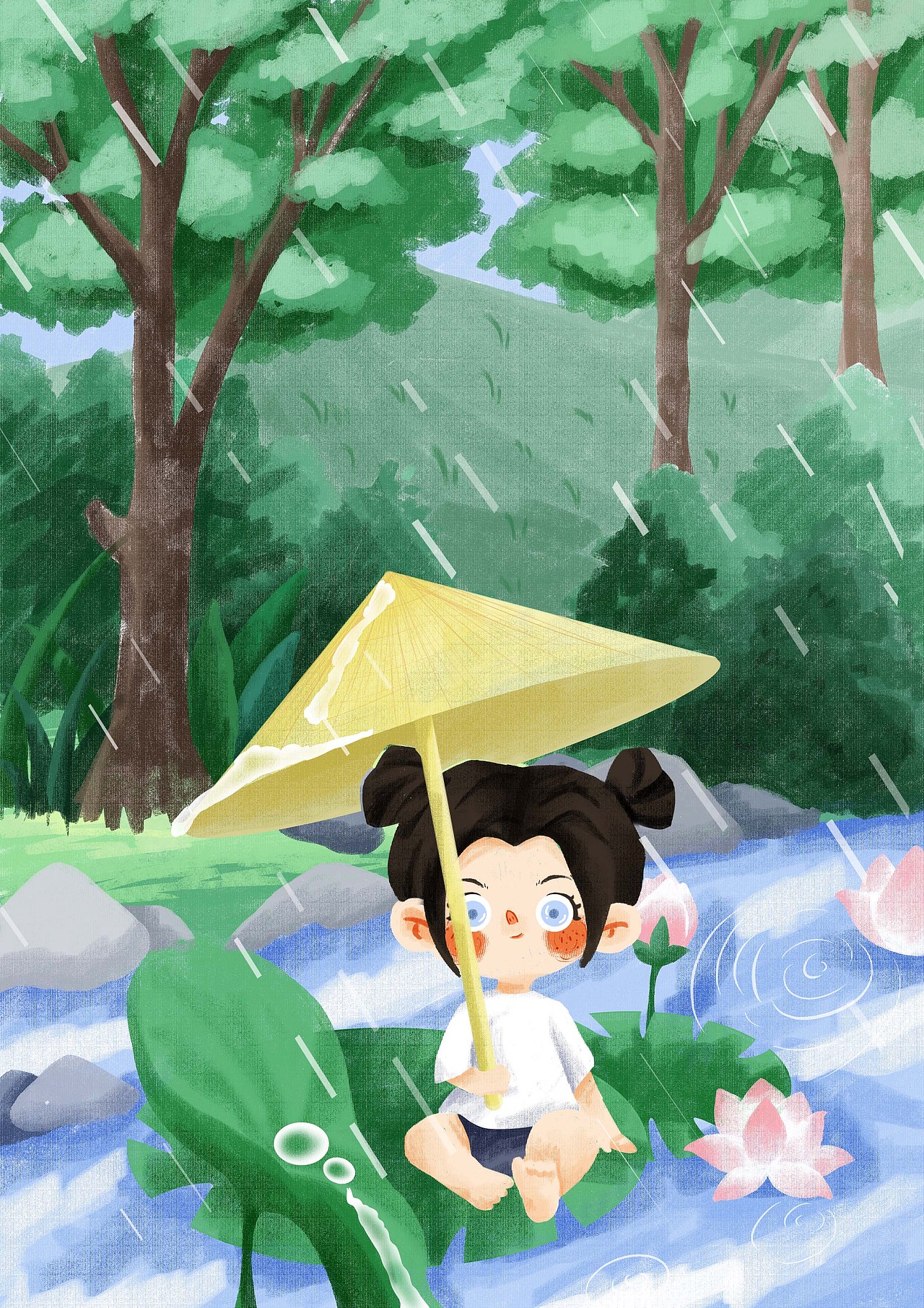 我的四季插画（图ZMjk5ODc2MDI0） - 商业插画 - 站酷设计师空情原创素材 - 站酷ZCOOL