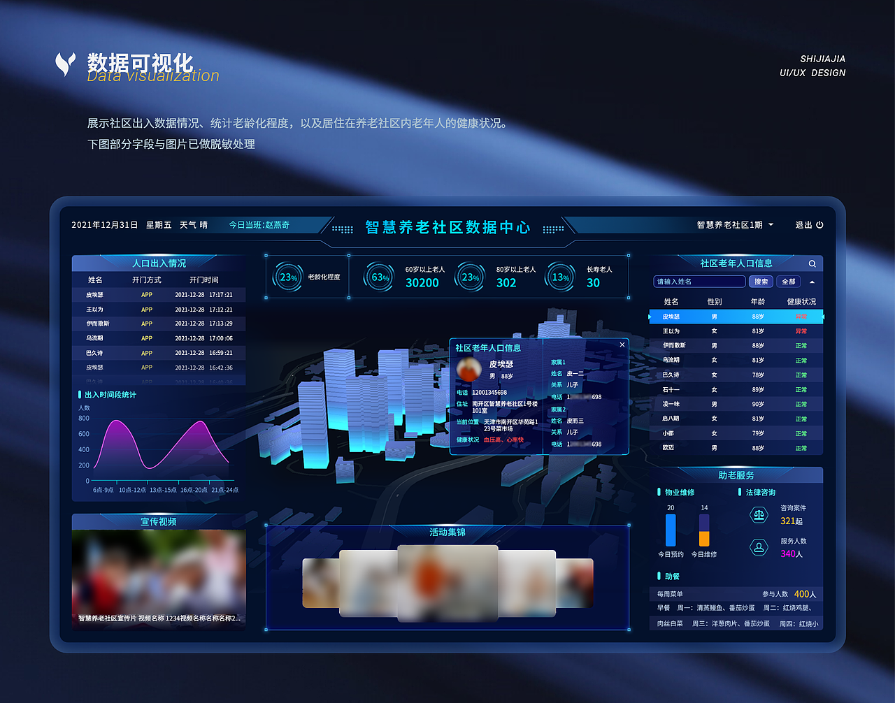 UI/UX设计 | 智慧养老APP