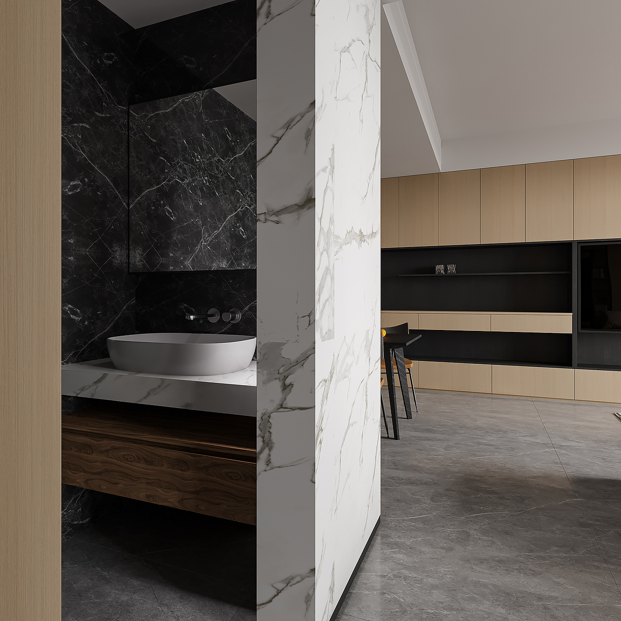 现代客餐厅效果图