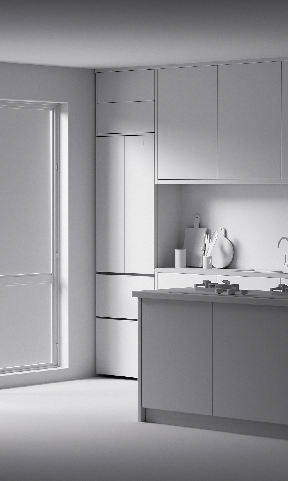 厨房场景产品建模渲染