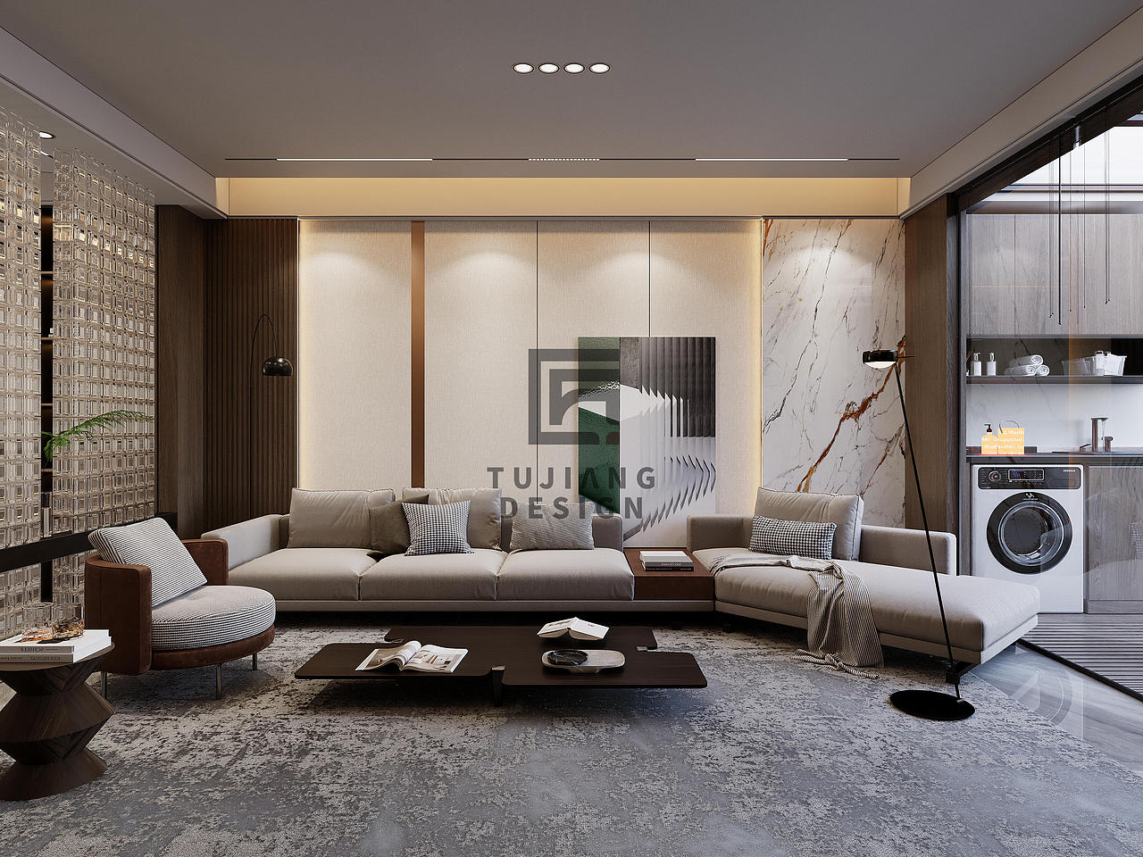 低调奢华,理想中的现代风别墅,恰到好处的高级感!