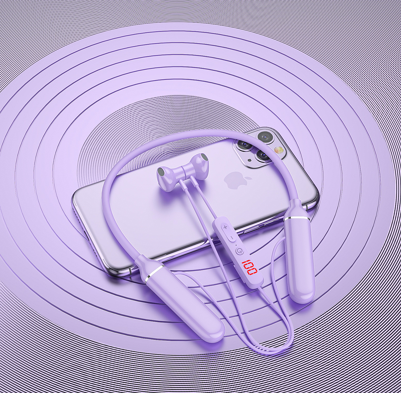 【产品建模渲染】蓝牙耳机/手持风扇