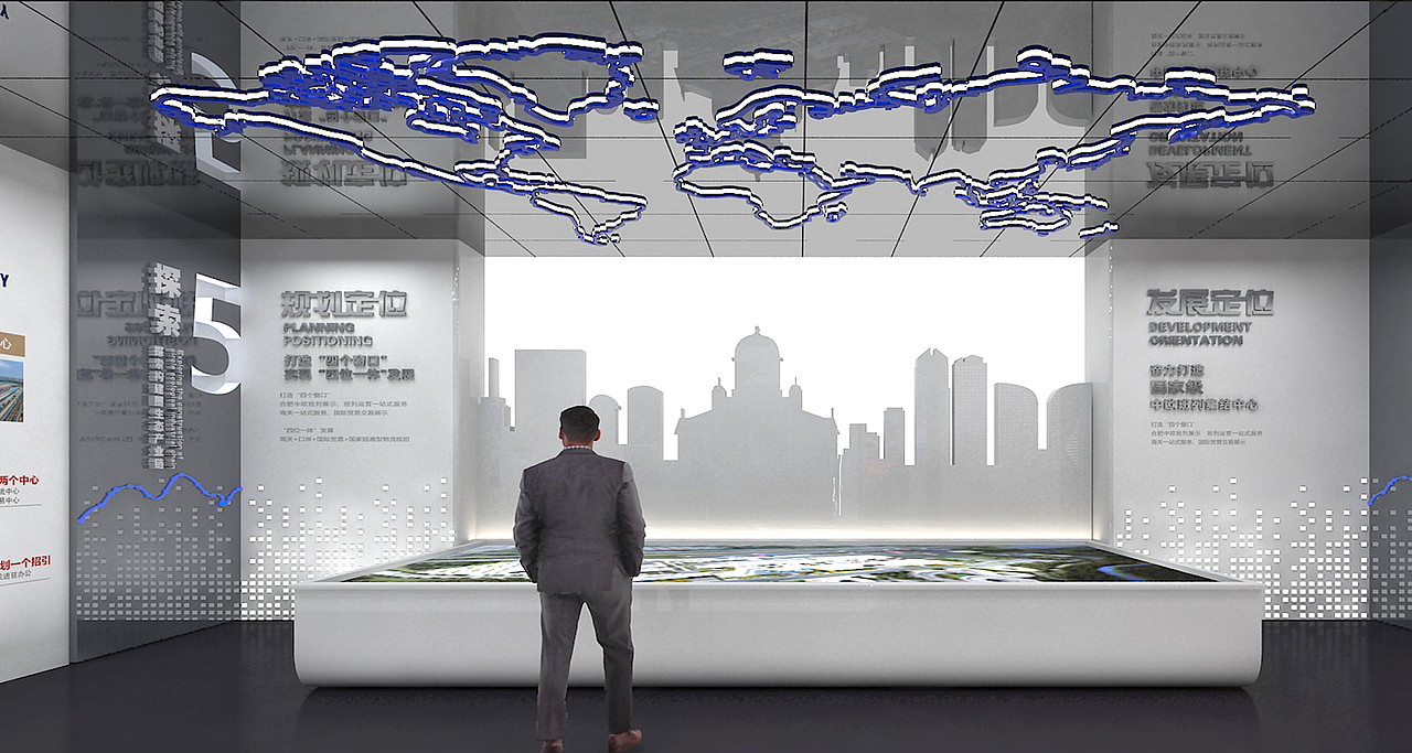 国际陆港 贸易展厅（图ZMzU2MDQ1Mjgw） - 展陈设计 - 站酷设计师jjlee原创素材 - 站酷ZCOOL