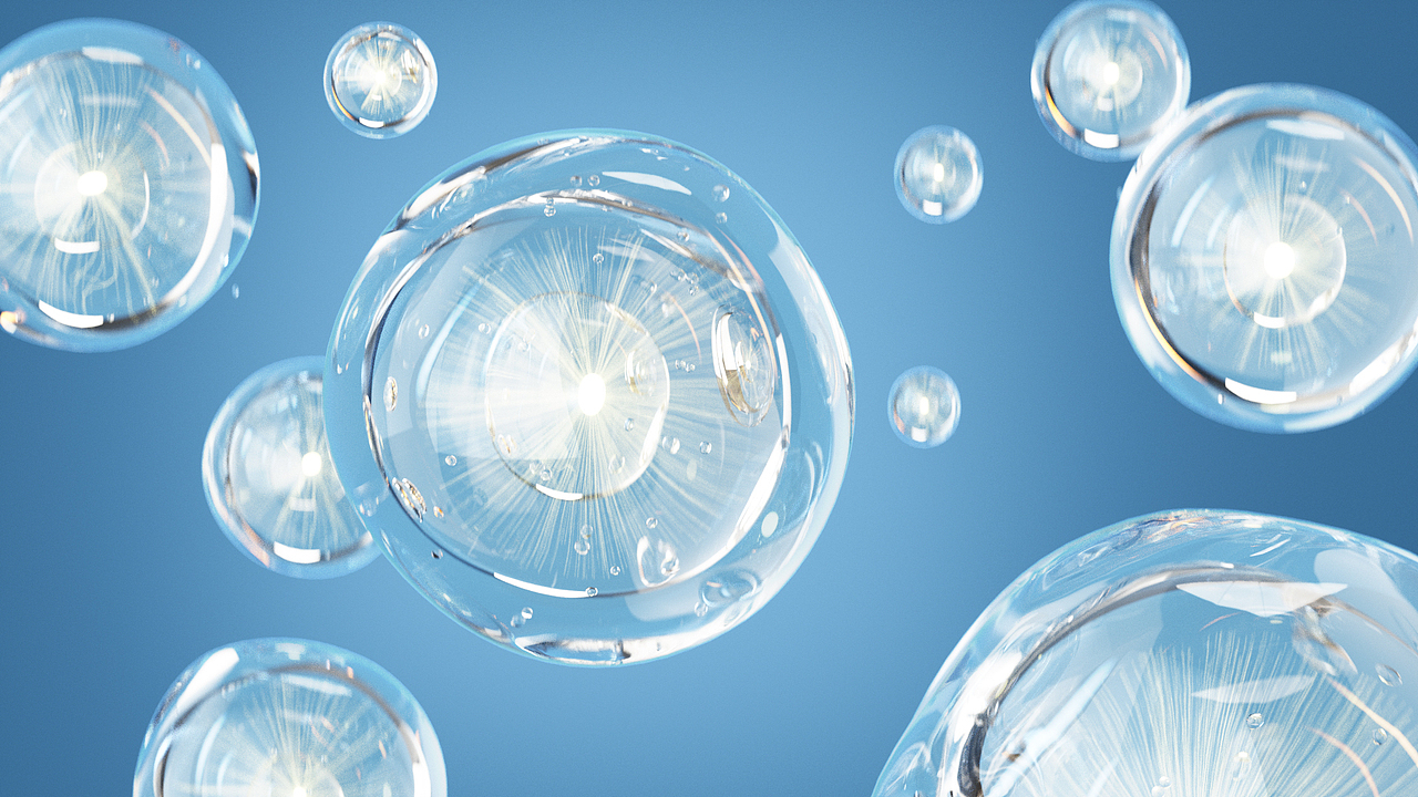 精华液分子渲染