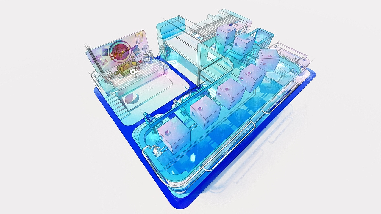 快闪店/网红/主题包装（图ZMzM0ODY3ODI0） - 建筑/空间 - 站酷设计师城城王原创素材 - 站酷ZCOOL