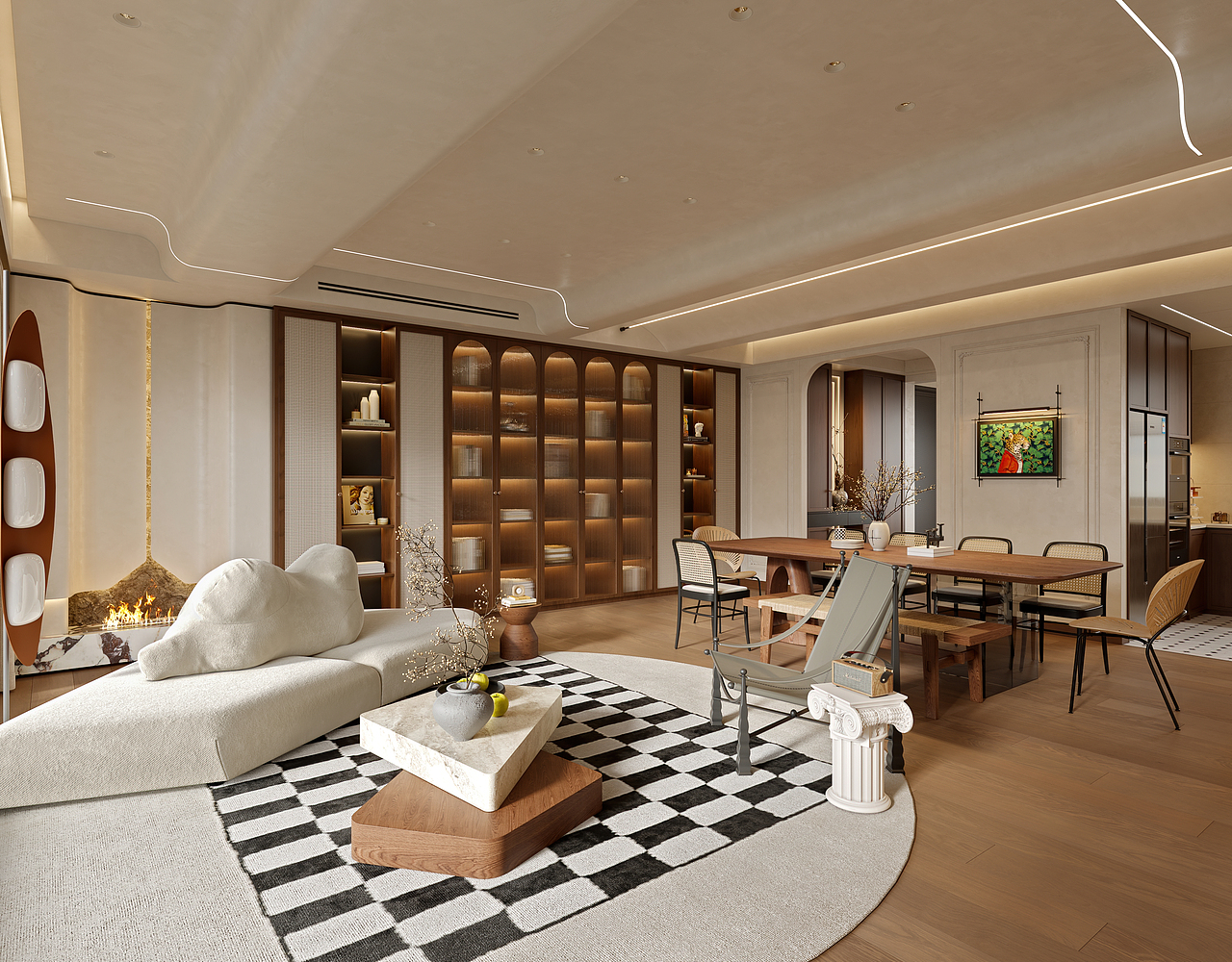 诧寂风客餐厅（图ZMzU2MjA0NjQw） - 家装设计 - 站酷设计师痞老蟹原创素材 - 站酷ZCOOL