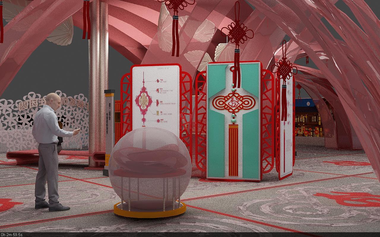 中国团结主题特展位设计