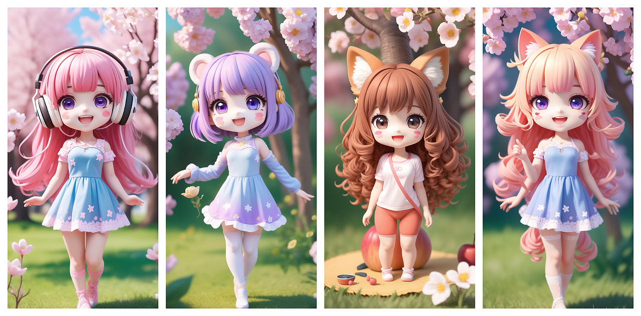 Stable Diffusion 制作 3D人物 盲盒blindbox（圖ZMzM2OTkzNDY4） - 產品 - 站酷設計師Hedwig原創(chuàng)素材 - 站酷ZCOOL