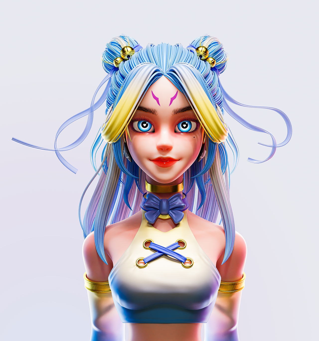 元宇宙虚拟偶像丨nft头像-斯蒂温妮